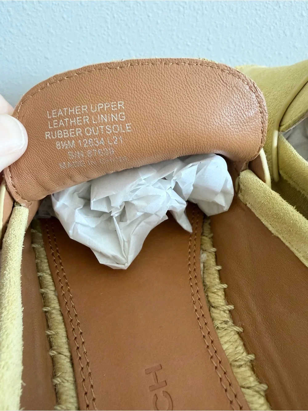 NEW Tory Burch Seaside Espadrille Loafer Size 8.5